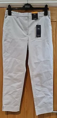 BNWT Marks And Spencer Light Beige Chinos Size 10 Short • £10.95