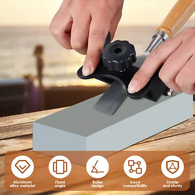 Honing Guide Tool Aluminum Alloy Chisel Sharpening Jig Chisel Fixing QrgpP • $31.49