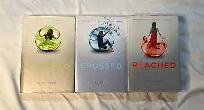 Ally Condie Matched Trilogy Complete 3 Hardcover Book Lot Crossed Reached • $15
