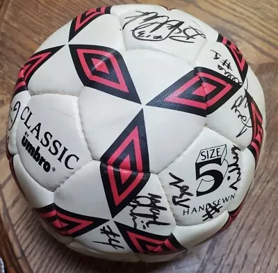 1993-94 Harrisburg Heat Team Signed Soccer Umbro Ball Pulisic Kelly Pollihan • $854.82