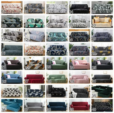 Sofa Covers High Stretch Lounge Slipcover Protector Couch Cover 1 2 3 4 Seaters • $29.97