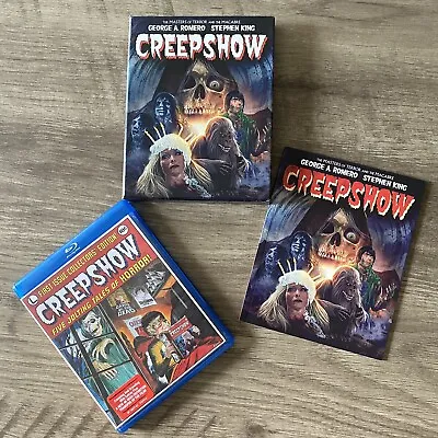 $19.99 • Buy Creepshow 1982 Blu-ray Scream Factory Box Set Horror Comedy Stephen King Booklet