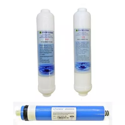 3 Stage Compact RO Aquarium Replacement Water Filters With 50GPD Membrane • £24.99