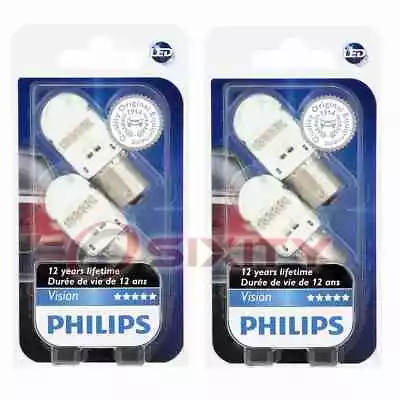 2 Pc Philips Brake Light Bulbs For Volvo 142 144 145 164 242 244 245 262 264 Ae • $47.16