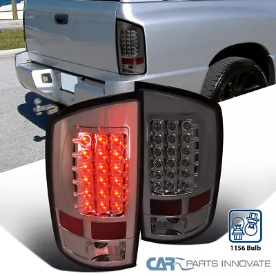 Smoke Fits 2002-2006 Dodge Ram 1500 2500 3500 LED Tail Lights Lamps Left+Right • $69.95