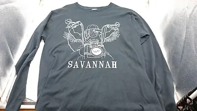 Vintage Original  Support Your Local Wingmen MC  Savanah Motorcycle Club M Shirt • $29.99