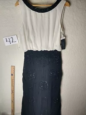 Aidan Mattox Black And White Formal Gown Women's Size 12 New With Tags • $50