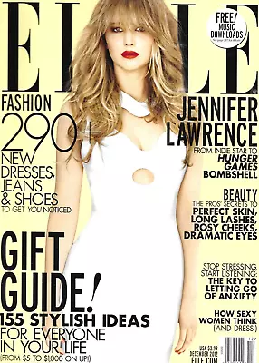 Elle Magazine Jennifer Lawrence Fashion Dresses Shoes Kerry Washington 2012 • $20.66
