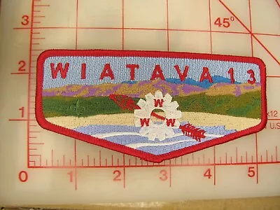 OA Lodge 13 WIATAVA Collectible 2010 Back Patch (mM) • $5.99