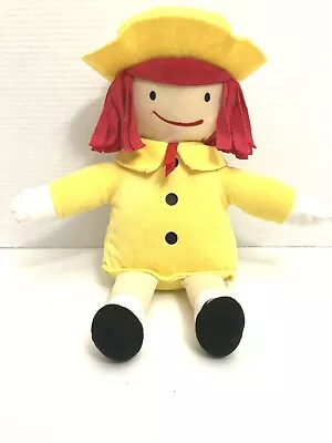  Madeline Plush Stuffed Doll 14  Yellow Hat Coat Red Hair Soft Kohls Cares • $11.99