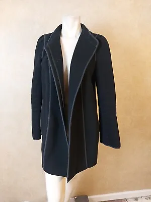 Love Moschino Womens Black Wool Vergine Jackets & Coat Made In Italy R7C1 • $46.98