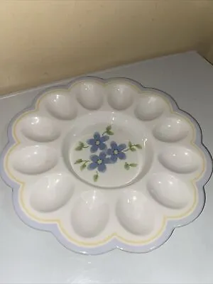 Vintage 2003 Pfaltzgraff  Deviled Egg Tray The Melissa Collection Melamine • $8.99