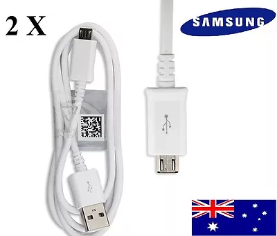 2 X Original Genuine Samsung Micro USB Cable For Samsung S4 S6( Micro USB ) • $8.90