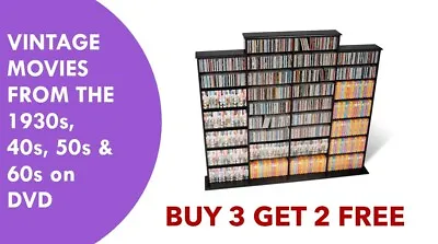 Vintage Movies On DVD - 1930s / 1940s / 1950s / 1960s - Buy 3 Get 2 Free • £1.50