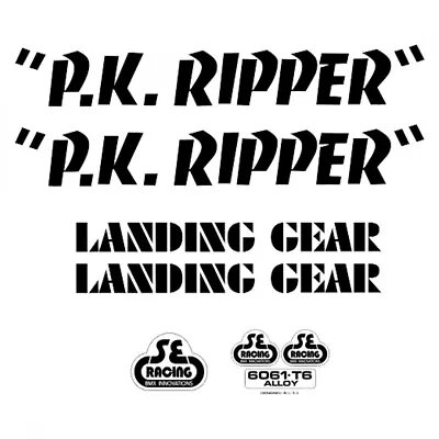 SE Bikes Decals Set PK Ripper BK • $44.30