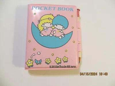 Sanrio Little Twin Stars Pocket Book/Address Book Vintage NOS 1976 • $49.95