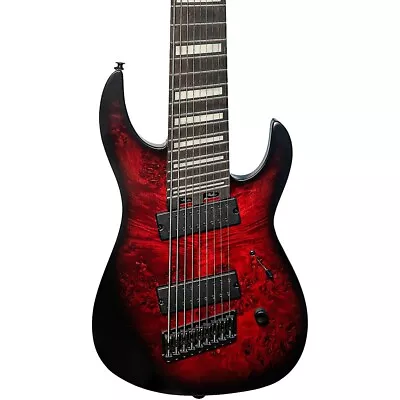 Legator LM-9 Lucas Mann Ninja 9-String Multi-Scale Electric Guitar Midnight Wine • $1699.99