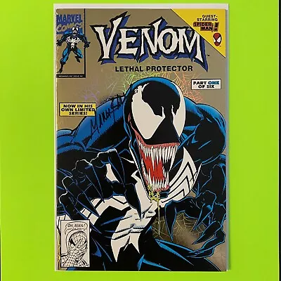 Venom Lethal Protector #1 Gold Edition Signed! Marvel Comics • $690