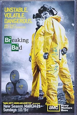 Breaking Bad Signed Mini Poster 11x17 Aaron Paul Ka-Pow! COA • $250