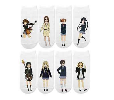 K-On Character Ankle Socks Anime Manga Cosplay 8 Mix & Match Womens Mens Kids • $14.95