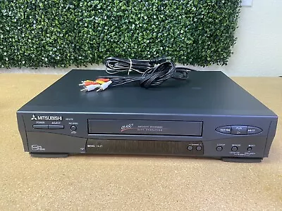 Mitsubishi HSU776 4-HEAD S-VHS VCR *TESTED* • $48.35