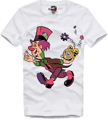 E1syndicate T-shirt The Mad Hatter Lsd Blotter Art Acid Trip Alice Stoner 5774 • £22.78