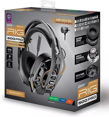 Gaming Headset And Mic Nacon/Plantronics RIG 500Pro For XBOX And PC Gaming- EX • $89.99