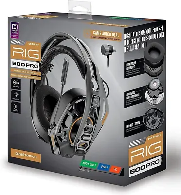 Gaming Headset And Mic Nacon/Plantronics RIG 500Pro For XBOX And PC Gaming-used • $69.99