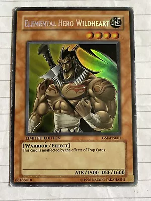 £7.70 • Buy Elemental Hero Wildheart Ultra Rare Limited Edition