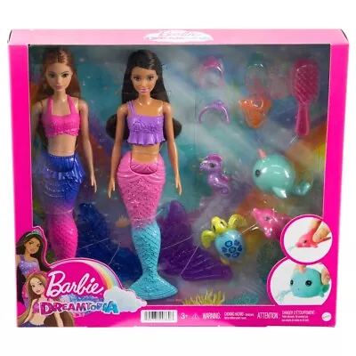 Barbie Dreamtopia Mermaid Ocean Adventure Dolls & Playset HBW89 • £22.99