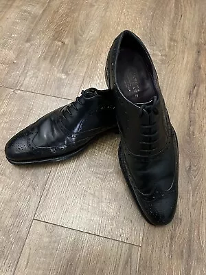 Men’s Charles Tyrwhitt  Black Brogues Shoes Size 9F • £15