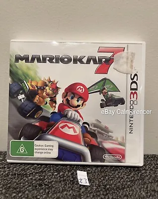 Mario Kart 7 Nintendo 3ds 2ds- Aus Release -genuine - Tested And Working • $29