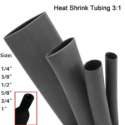 New Heat Shrink Tubing 3:1 Marine Grade Wire Wrap Adhesive Glue Lined Waterproof • $6.78