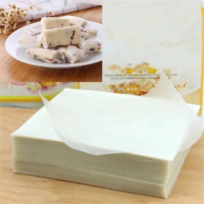 £5.27 • Buy 500 Sheets Edible Glutinous Rice Paper Xmas Wedding Candy Food Sweets Wrapping