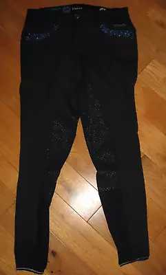 $99 • Buy Pikeur Valessa Grip Full Seat Breeches 26 Night Blue