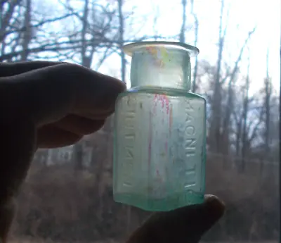 1840s DUG OPEN PONTIL TRASK'S MAGNETIC OINTMENT EARLY FLARED LIP MEDICINE BOTTLE • $64