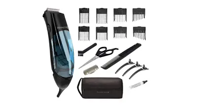 Vacuum Haircut Kit Beard Trimmer Hair Clippers Powerful Airflow Men 18 Piece Kit • $53.36