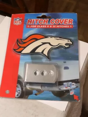 NFL Denver Broncos Metal Truck Trailer Hitch Cover Class II & III Siskiyou  NEW • $28.89