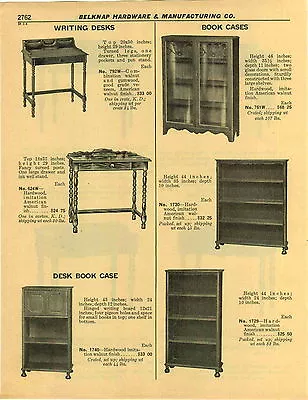 1932 PAPER AD 2 PG Book Case Cases Sectional Glass Front Grand Rapids Macey • $14.99