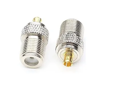 F Female To MCX Male RF Coaxial Adapter Connector X1         957                • £4.25