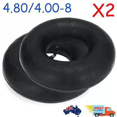 2X Inner Tube 4.80/4.00-8 Heavy Duty Fits Wheel Barrow / Trolley Bent Valve Tyre • $23.29