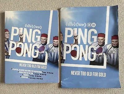 Ping Pong - Never Too Old For Gold - DVD & Booklet - 2012 - Table Tennis • £13.99