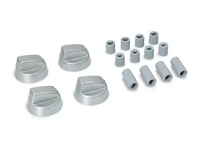 LAMONA / HOWDENS Chrome Oven Knob Silver Gas Hob Cooker Universal Switch Knobs • £6.95