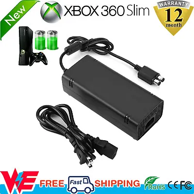 $17.95 • Buy Power Supply For Xbox 360 Slim Console Adapter Charger Cord With LED Indicator
