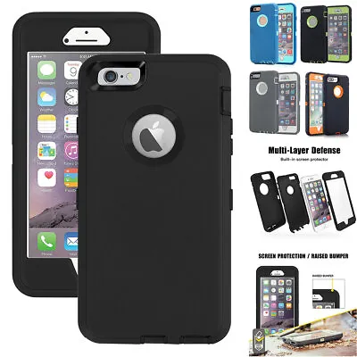 $9.99 • Buy For IPhone 6 6s Plus Case Heavy Duty Shockproof Tough Full Body Protective Cover