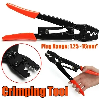 $42.21 • Buy Crimp Tool With Ratchet Device For Anderson Plug Crimping Crimper Tool Terminal