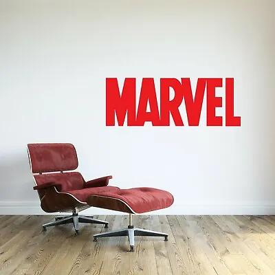 Marvel Logo Wall Decal Comic Cornhole Art Mural Wall Decor Vinyl Sticker • $59.95