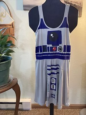 Star Wars R2-D2 Skater Dress Sleeveless Fit & Flare Size XS • $15.05