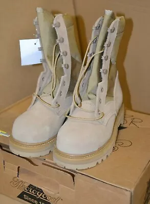 £39.99 • Buy Genuine US Army Thorogood Desert Tan Hot Weather Safety Combat Boots