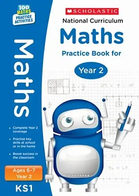 £4.99 • Buy Maths Practice Book For Ages 6-7 (Year 2). Perfect For Home Le... By Scholastic,